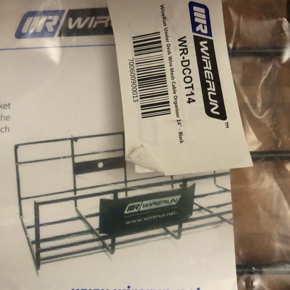 DCOT14 - WIRERUN DESK CABLE ORGANIZER - - Picture 2 of 3